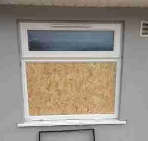 Boarding Up a House in Birkenhead
